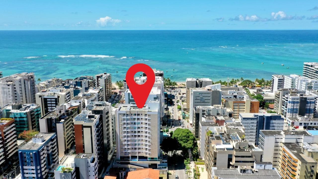 Edf Promenade - Apartamento Com 2 Quartos Climatizados A 150M Da Beira-Mar De Ponta Verde - Piscina, Academia, Sauna, Lavanderia, Home Cine, Churrasqueira, Salao De Jogos, Area Kids Maceió Extérieur photo