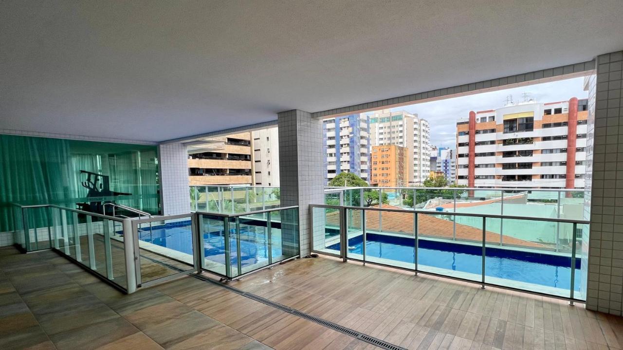 Edf Promenade - Apartamento Com 2 Quartos Climatizados A 150M Da Beira-Mar De Ponta Verde - Piscina, Academia, Sauna, Lavanderia, Home Cine, Churrasqueira, Salao De Jogos, Area Kids Maceió Extérieur photo